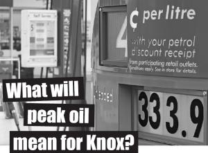 What will Peak Oil mean for Knox?