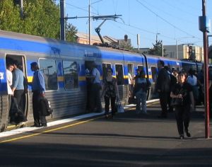 Crowded train