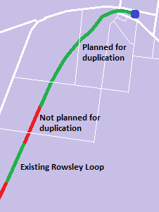 Bacchus March Rowsley duplication map