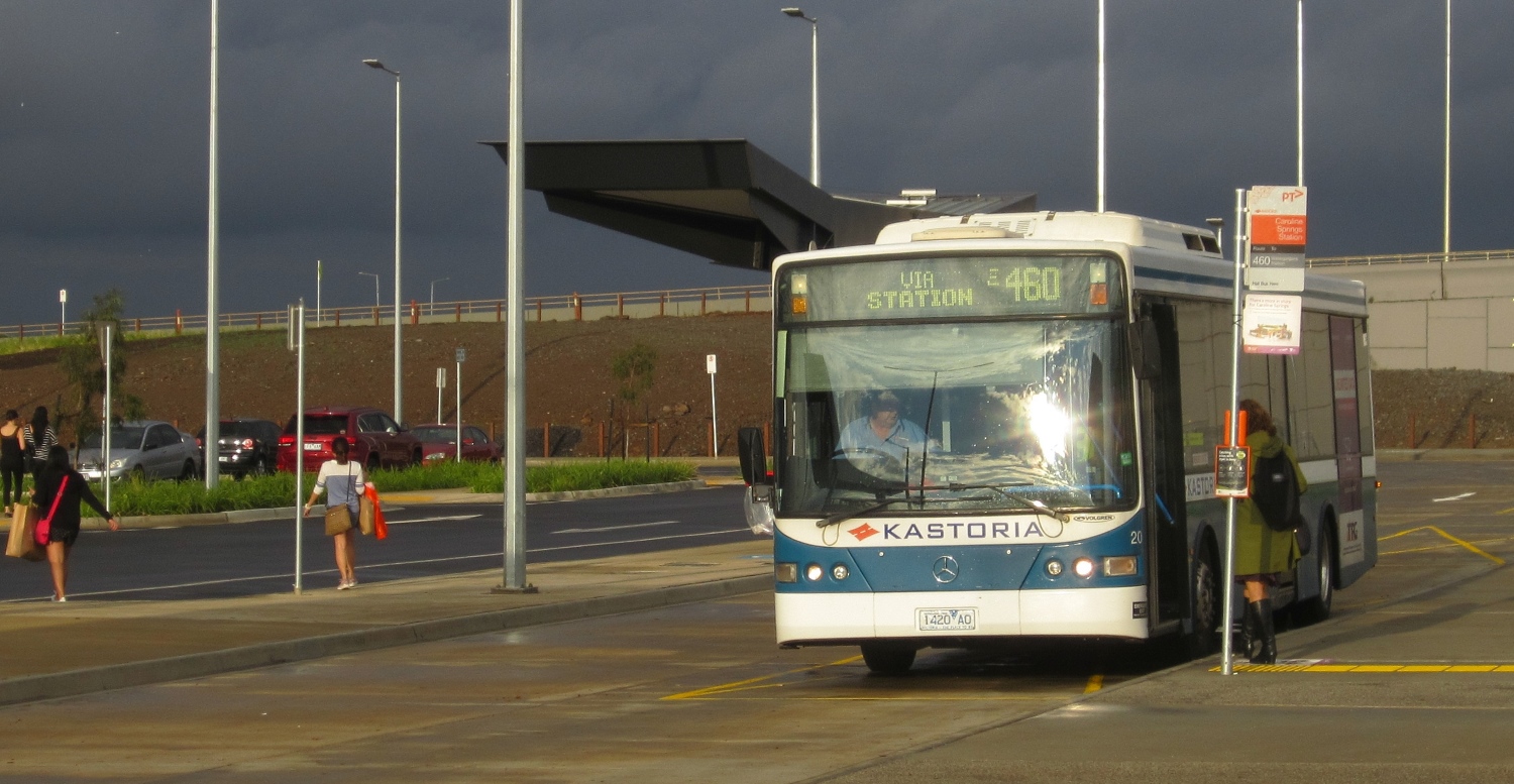 Bus at Caroline Springs Station