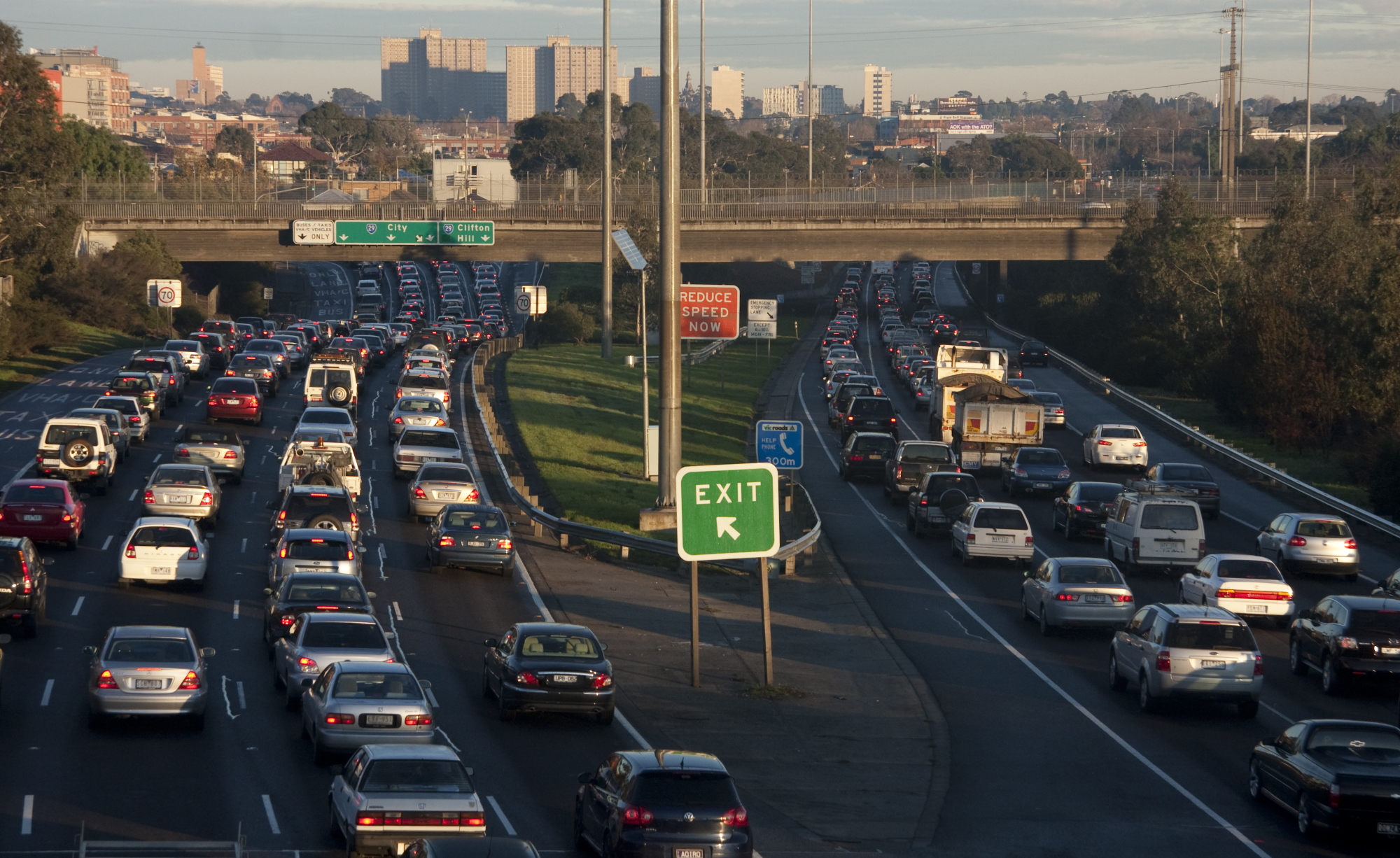 Traffic on freeway