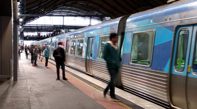 Train at platform