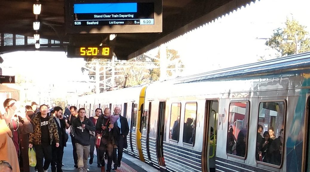 Train at Caulfield