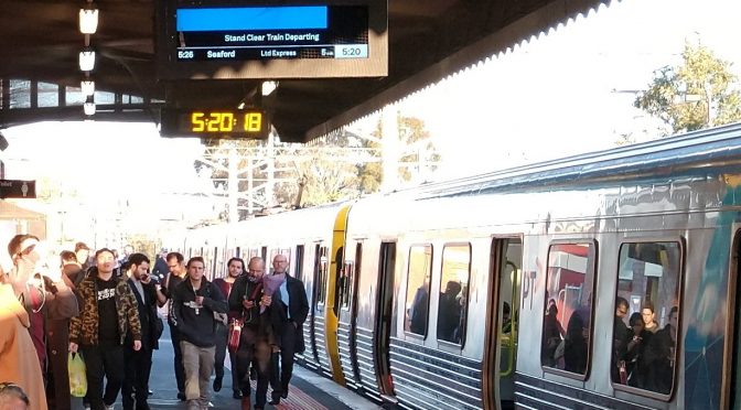 Train at Caulfield