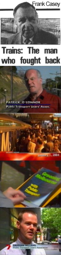 Frank Casey, Patrick O'Connor, NYE 2003, Greening Melbourne, Vaughan Williams, 